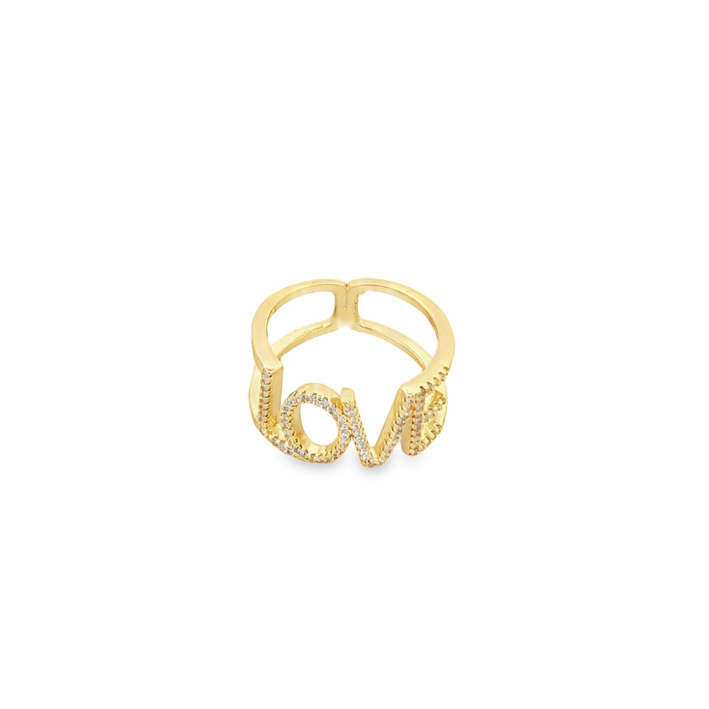 CZ LOVE Ring (D18)